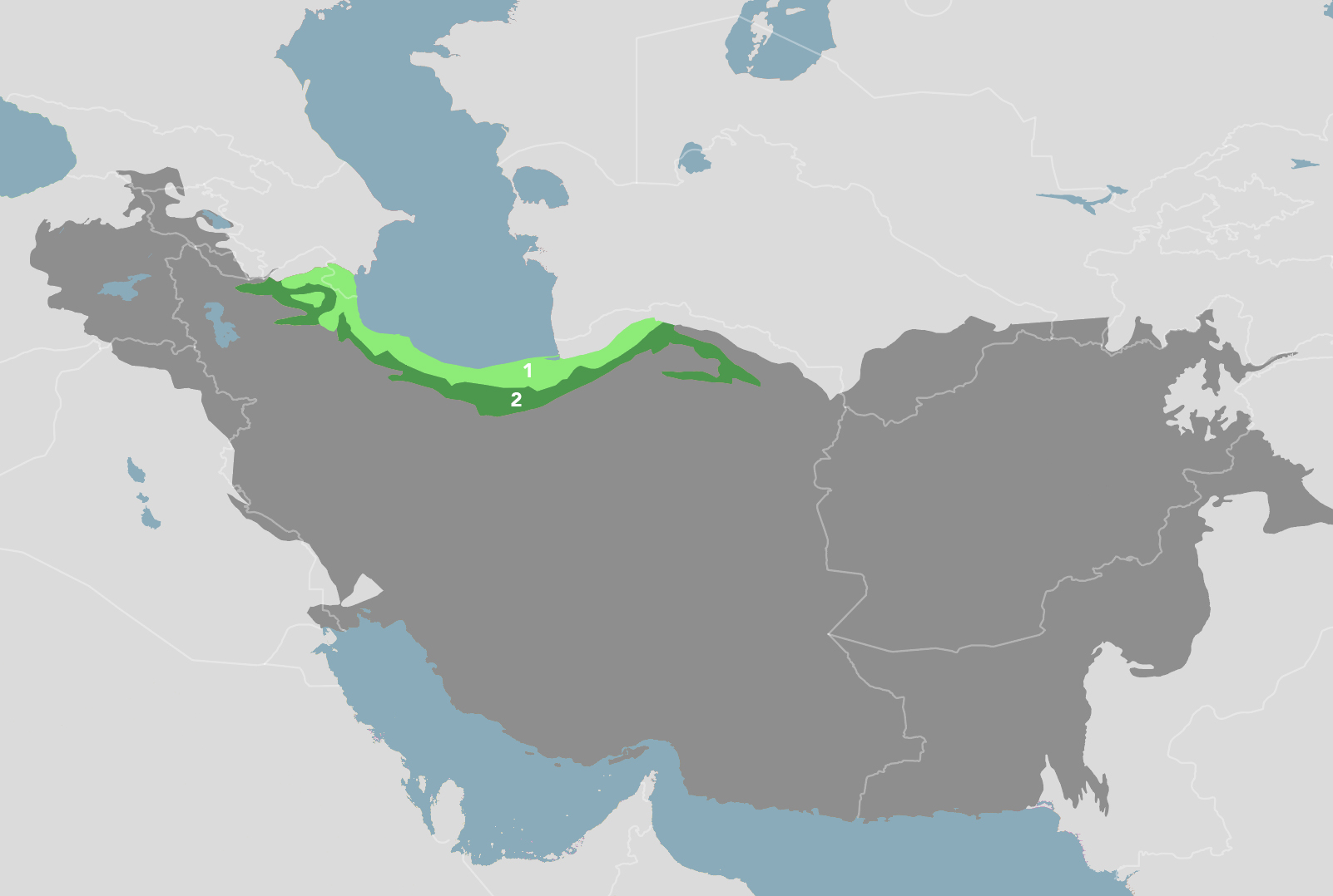 South Caspian Coastal & Mountain Mixed Forests (PA28) One Earth